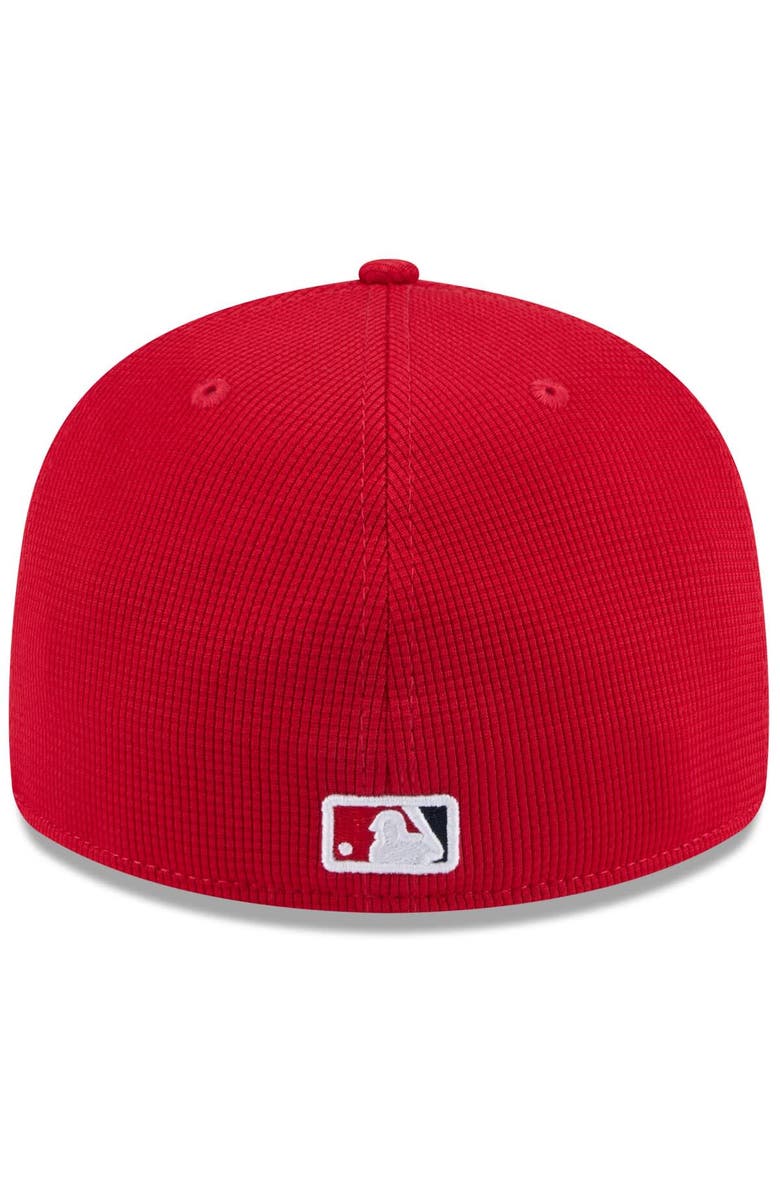 New Era Men's New Era Red Los Angeles Angels 2025 Spring Training Low Profile 59FIFTY Fitted Hat, Alternate, color, Red