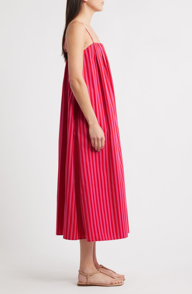 Madewell Marsha Stripe Cotton Midi Sundress, Alternate, color, 