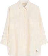 Weekend Max Mara Stripe Linen Shirt