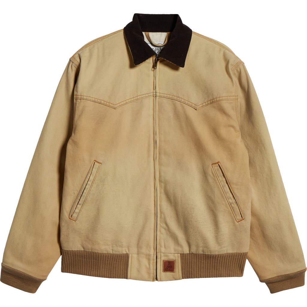 One Of These Days Cotton Canvas Ranch Jacket In Worn Tan