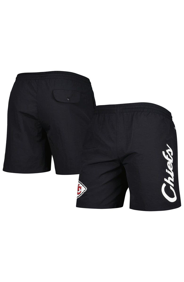 Mitchell & Ness Men's Mitchell & Ness Black Kansas City Chiefs Team Essentials Nylon Shorts, Main, color, Black