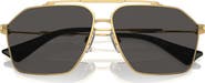 Dolce&Gabbana 61mm Pilot Sunglasses
