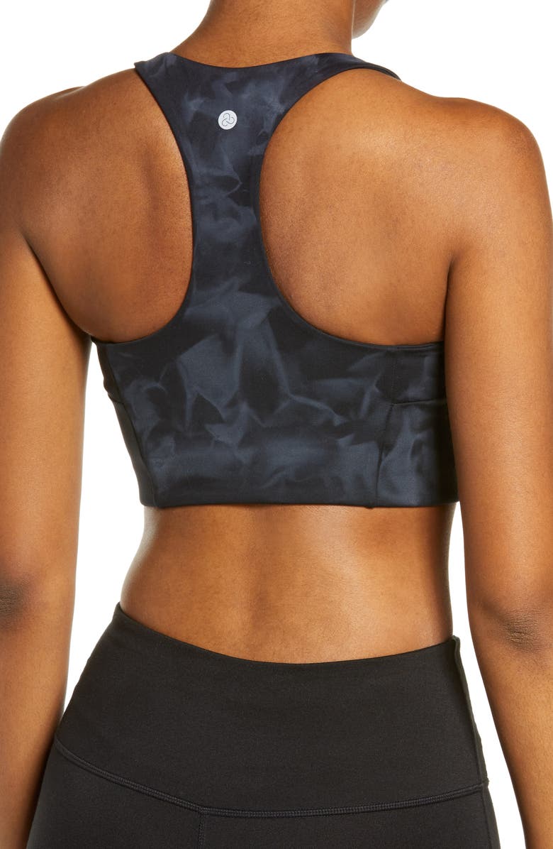 Zella Studio Lite Longline Sports Bra, Alternate, color,