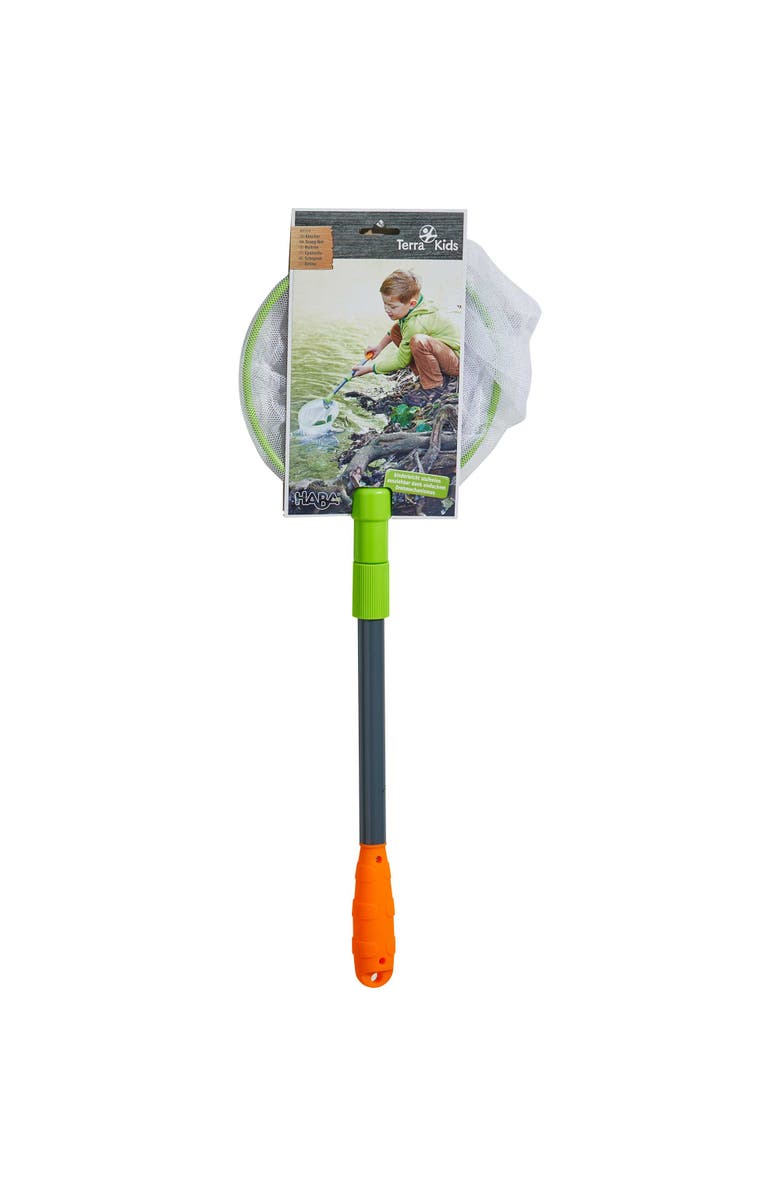 HABA Terra Kids - Scoop Net with Sturdy Adjustable Handle - Great for Land & Water, Alternate, color, Multi
