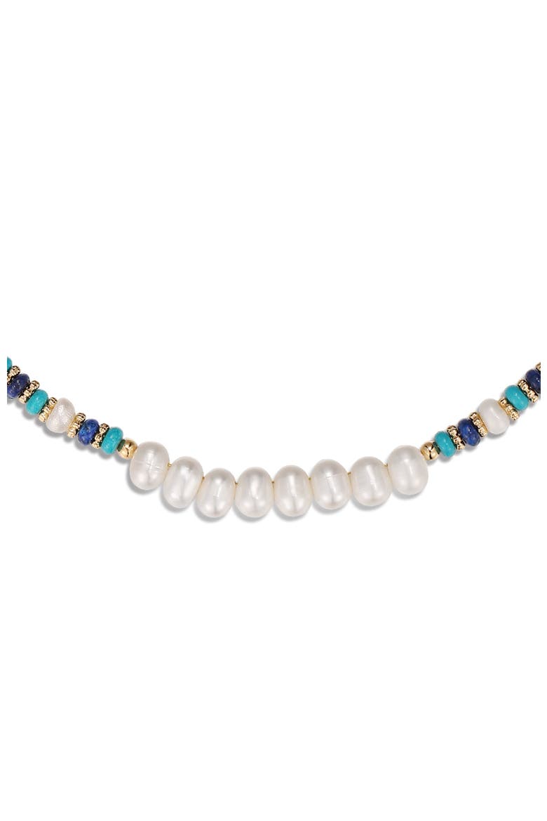 Thetis Necklace, Alternate, color, Blue & White