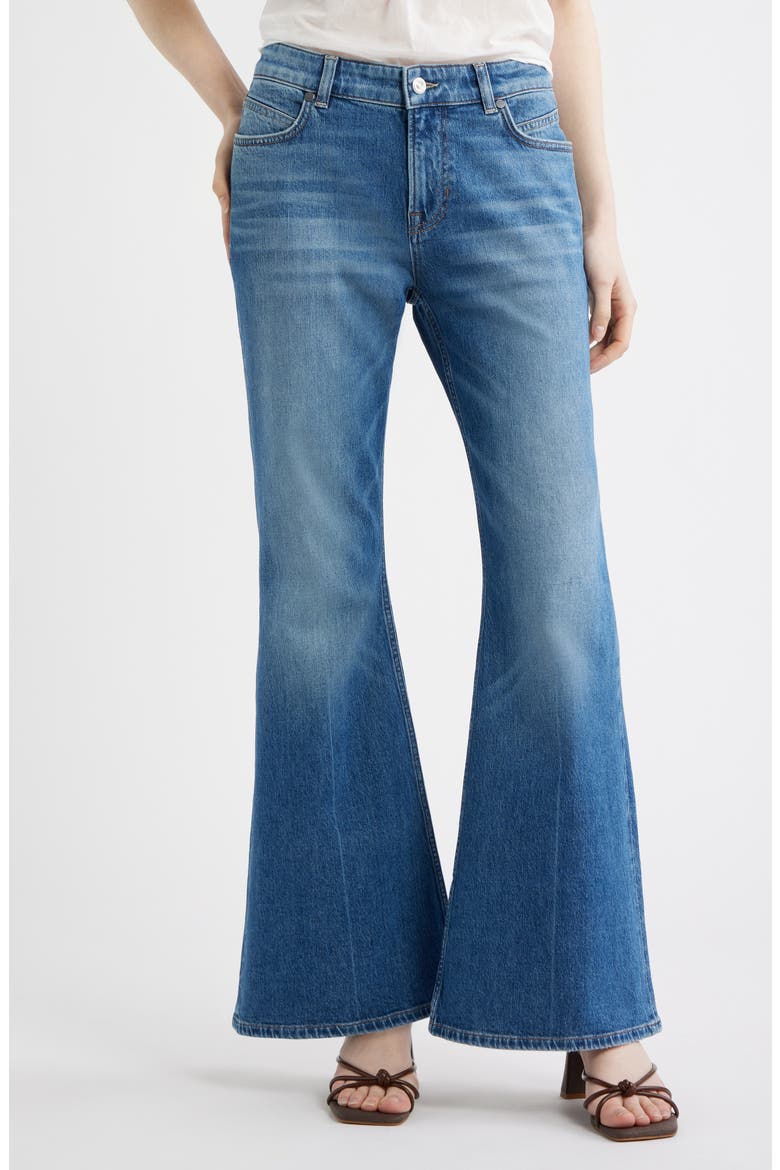 The Soft Bootcut Jeans, Main, color, DARK BLUE