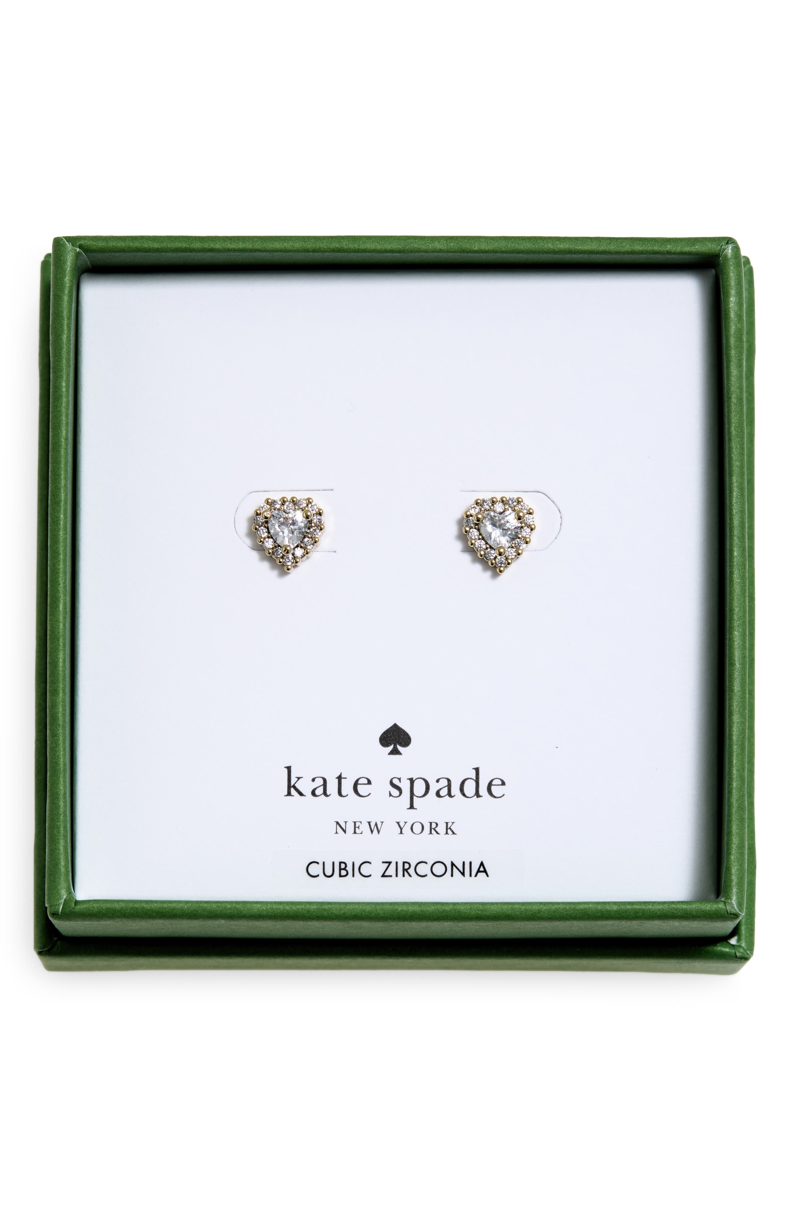 pav9 heart stud earrings