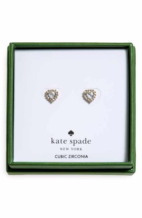pav9 heart stud earrings