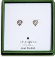 Kate Spade New York pav9 heart stud earrings