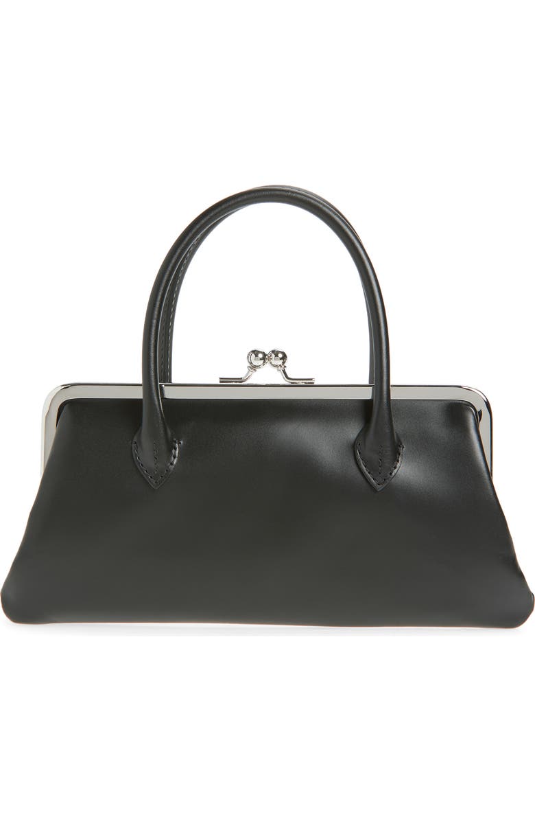 Comme des Garçons Large Frame Top Handle Bag, Alternate, color, Black