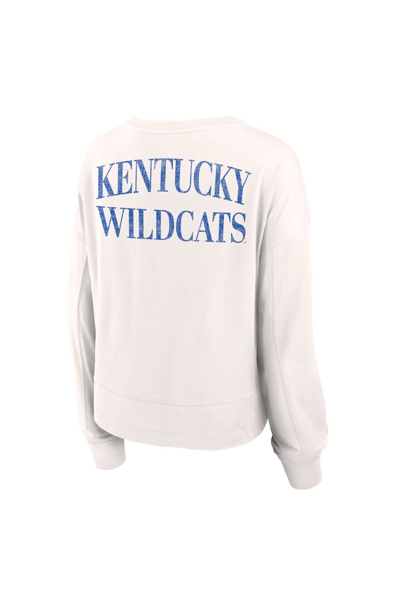 FANATICS Women's Fanatics Branded White Kentucky Wildcats Kickoff Full Back Long Sleeve T-Shirt, Alternate, color, White