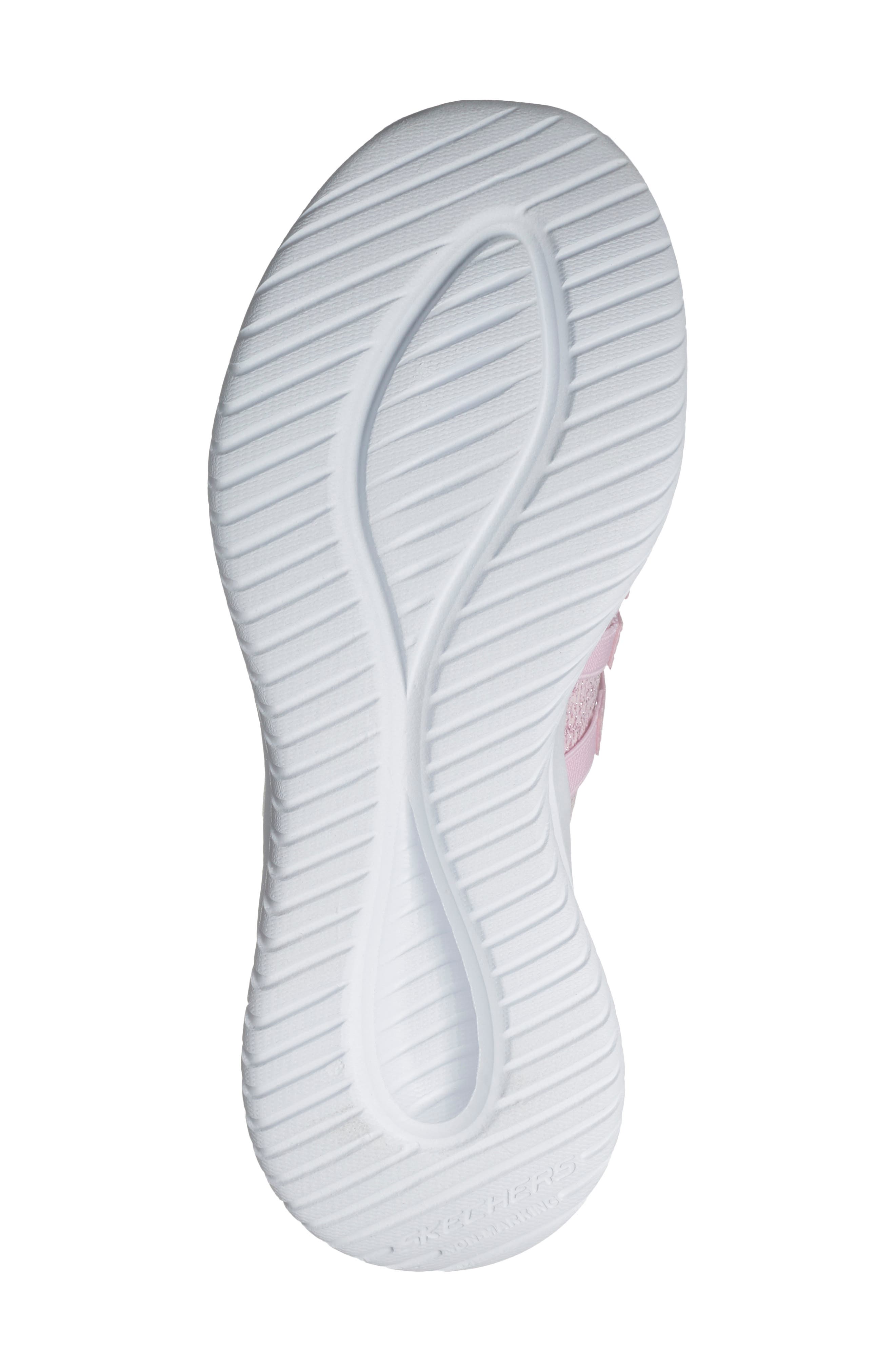 Kids' Ultra Flex 3.0 Sweet Ties Slip-On Sneaker, Alternate, color, LIGHT PINK