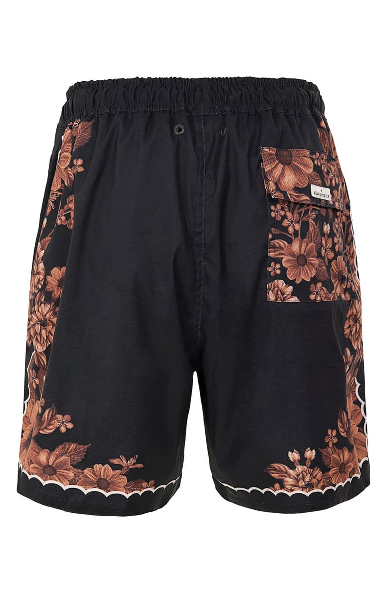 Agua Bendita Joe Swim Trunks, Alternate, color, Black Multi