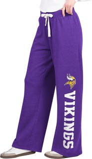 STARTER Women's Starter Purple Minnesota Vikings Field Wide Leg Sweatpants