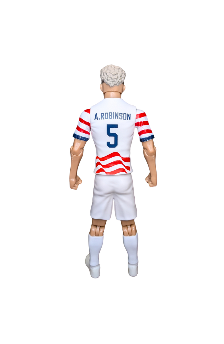 Banbo Toys Sockers 2026 USMNT Antonee Robinson Home Jersey 8" Soccer Action Figure, Alternate, color, Red