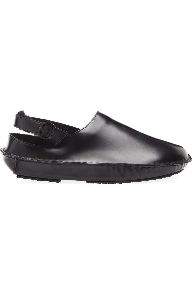 HEREU Cargol Genuine Shearling Lined Clog, Alternate, color, Black