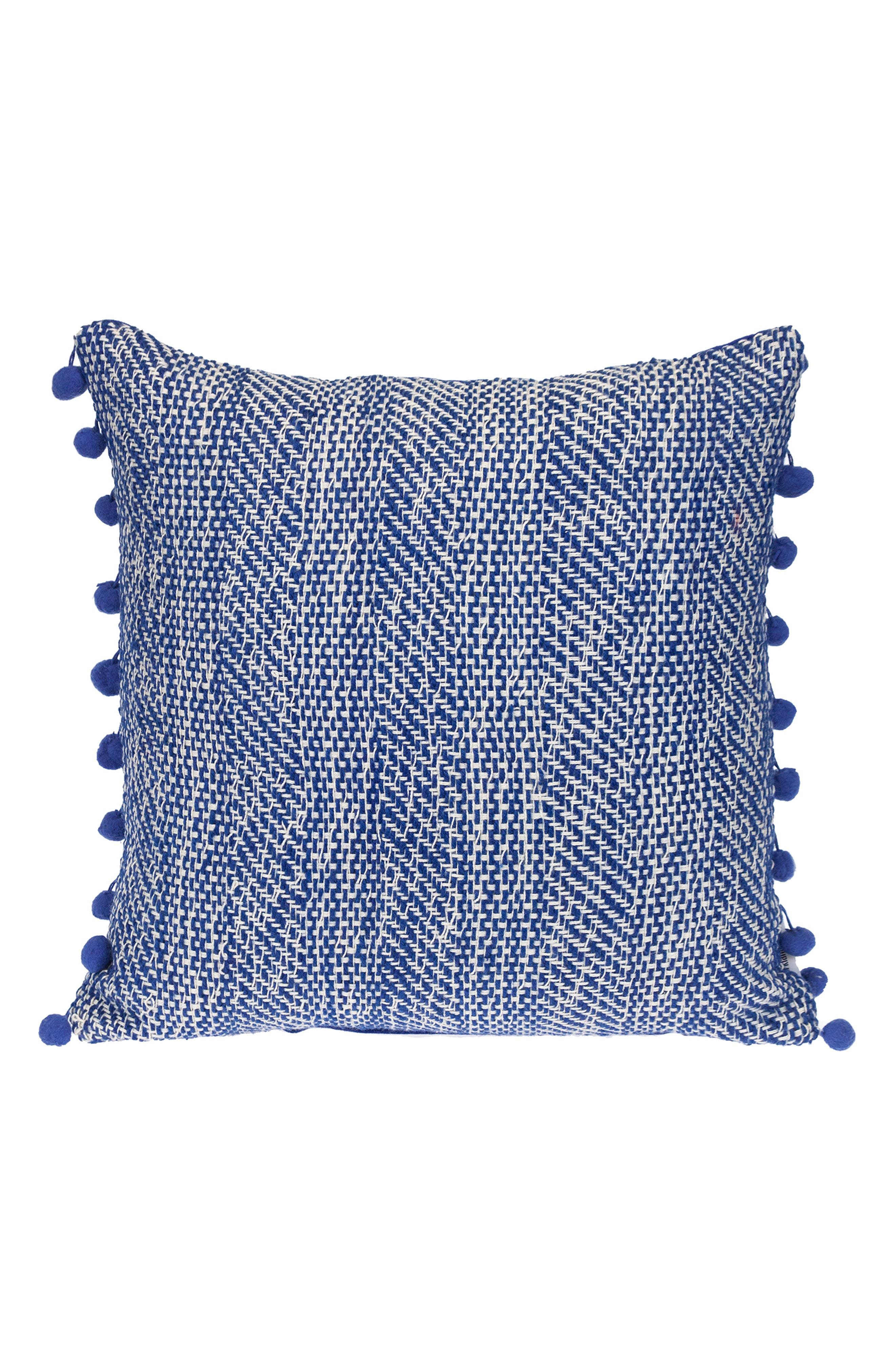 PARKLAND COLLECTION Pom Pom Trim Square Accent Pillow