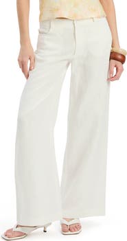 Bardot Serafina Floral Linen Strapless Top