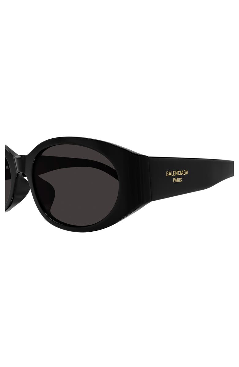 Balenciaga 55mm Round Sunglasses, Alternate, color,