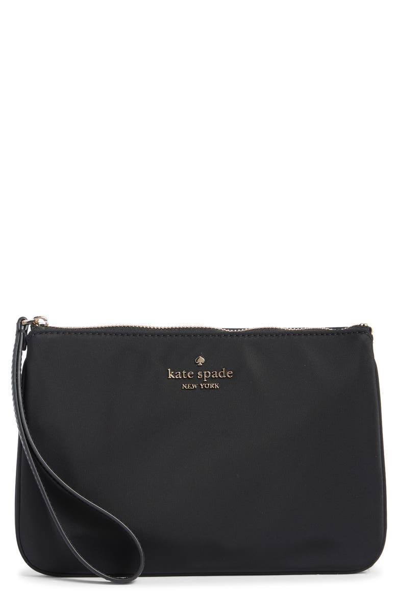 Kate Spade New York chelsea medium wristlet pouch, Main, color, Black