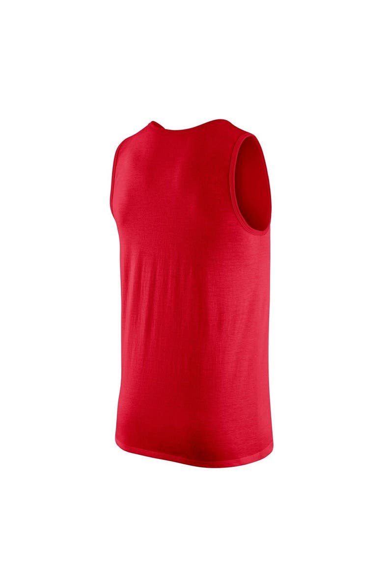 Nike Men's Nike Red Georgia Bulldogs Futura Performance Scoop Neck Tank Top, Alternate, color, Red