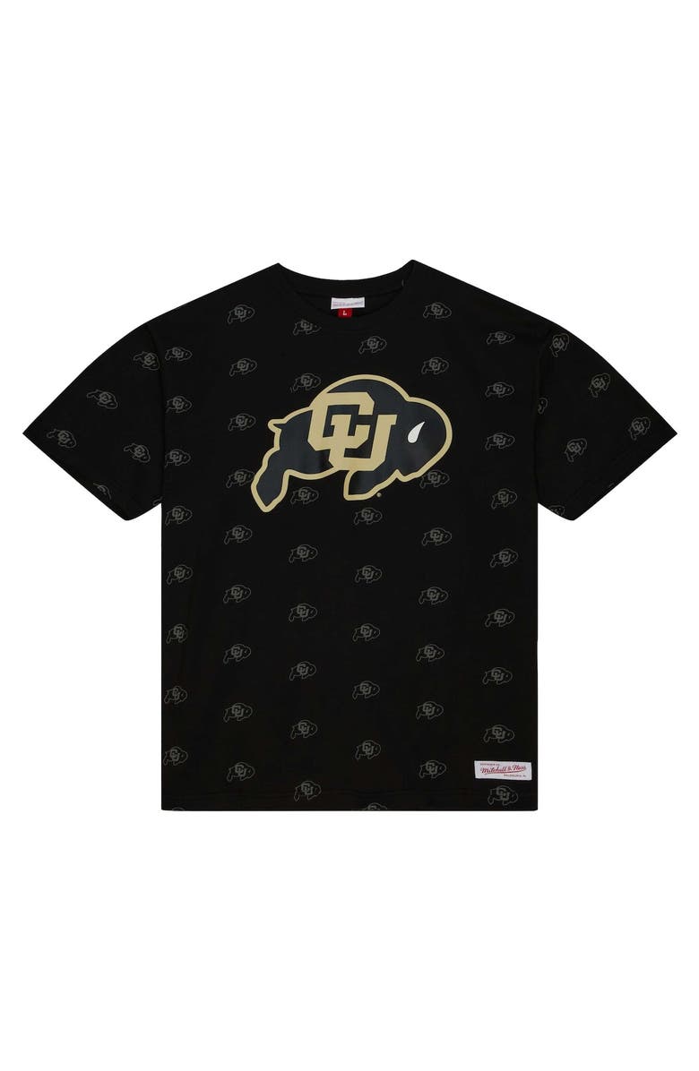 Mitchell & Ness Men's Mitchell & Ness Black Colorado Buffaloes Allover Print T-Shirt, Alternate, color, Black