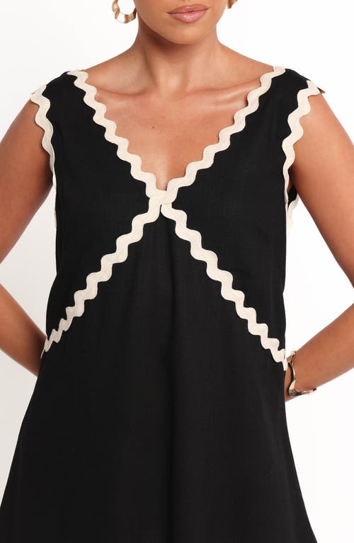 Petal And Pup Petal & Pup Lark Minidress In Black