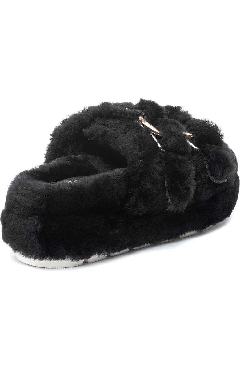 JSlides Brooke Genuine Shearling Platform Slipper, Alternate, color,