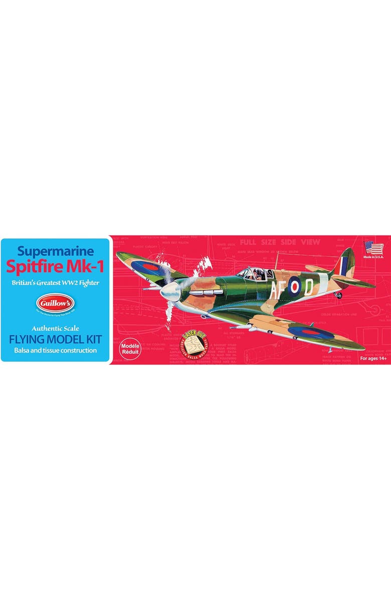 Guillow
s Spitfire Model Kit, Main, color, 