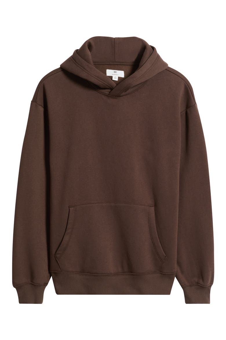 Fleece Hoodie, Main, color, BROWN BRACKEN