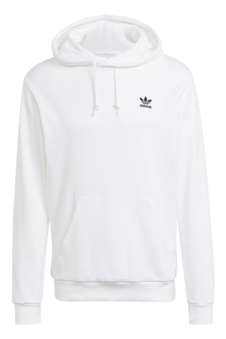Essential Pullover Hoodie, Alternate, color, WHITE/ BLACK