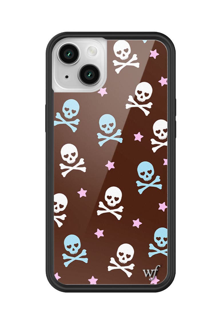 Crossbones iPhone Case, Alternate, color, Brown