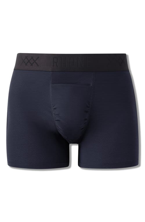 Rhone Active C.o.r. 4-inch Performance Boxer Trunks In Blue