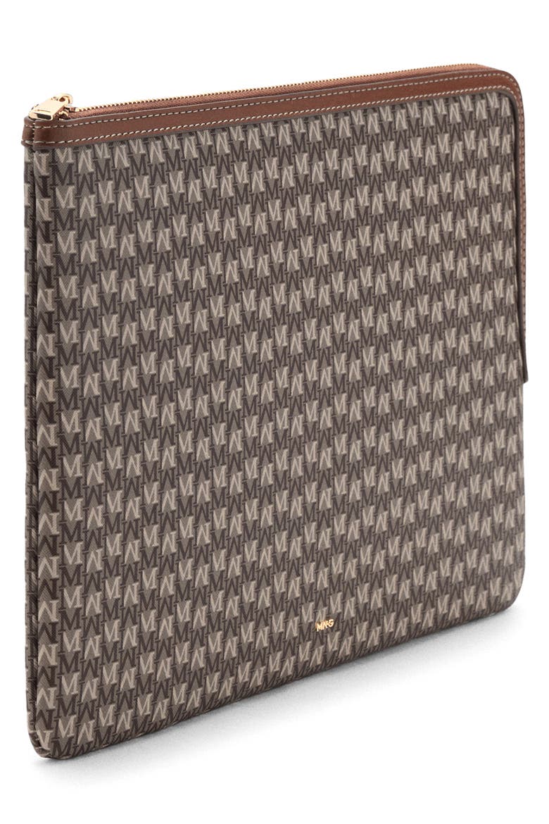 Logo Laptop Case, Alternate, color, LEATHER