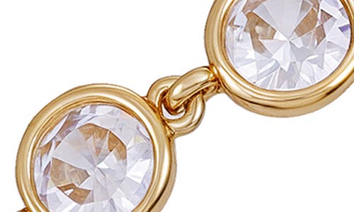 Vince Camuto Bezel Set Cz Bracelet In Gold