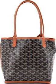 Pre-Owned Goyard Anjou Reversible Tote Coated Canvas Mini