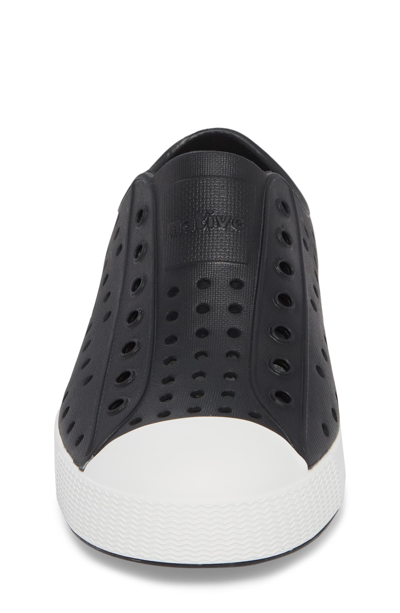 Kids' Jefferson Water Friendly Slip-On Sneaker, Alternate, color, JIFFY BLACK/ SHELL WHITE