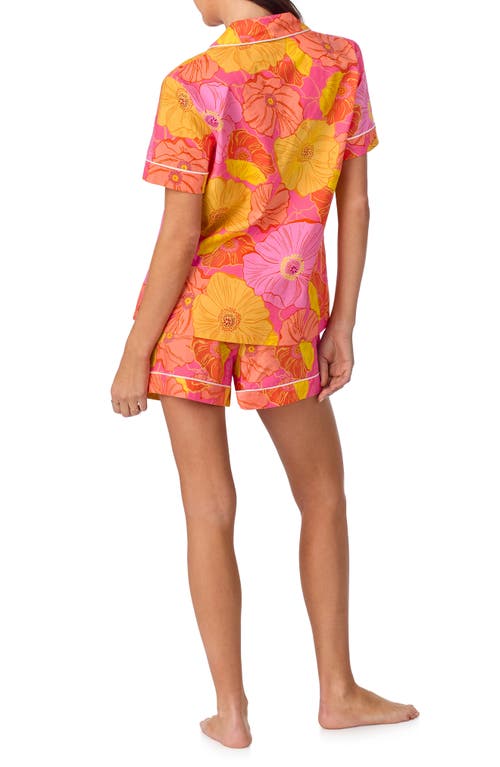 Bedhead Pajamas Floral Short Pajamas In Sunkissed Poppies