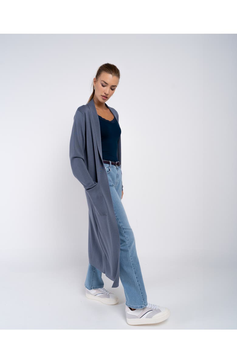 Kettlewell Seraphina Longline Cardigan, Alternate, color, French Grey