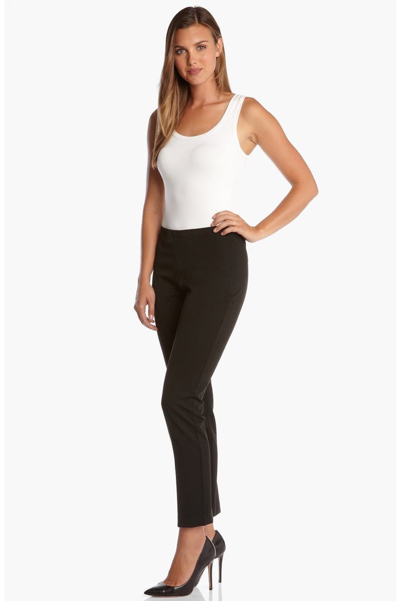 'Jackie' Ankle Pants, Alternate, color, BLACK
