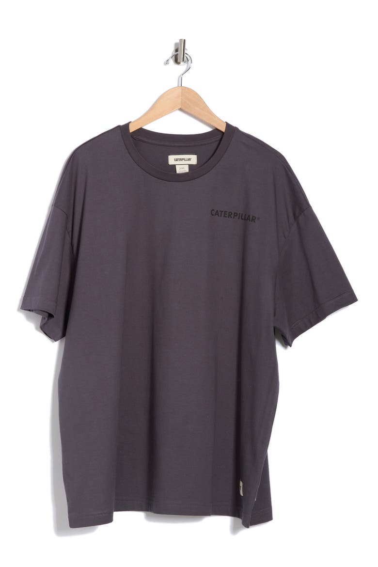 Boxy Cotton T-Shirt, Main, color, SLATE