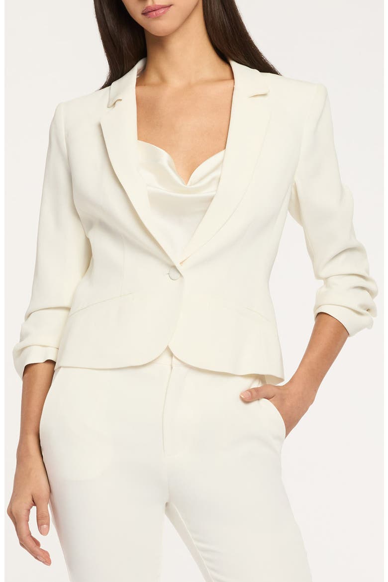 Le Petit Khloe Crop Blazer, Main, color, IVORY