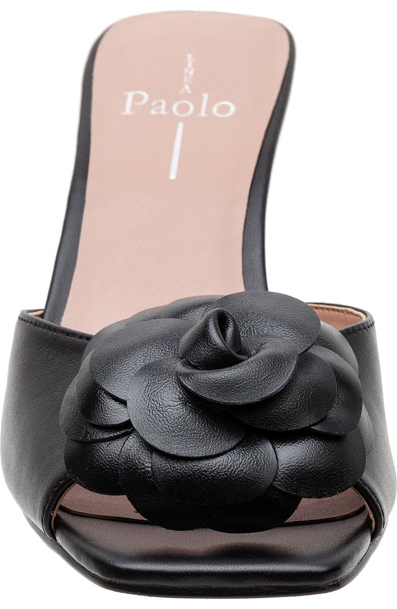 Linea Paolo Gemma Sandal, Alternate, color, Black