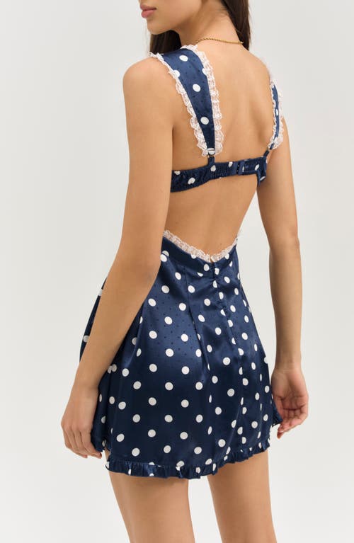 For Love & Lemons Holland Lace Cutout Minidress In Multi