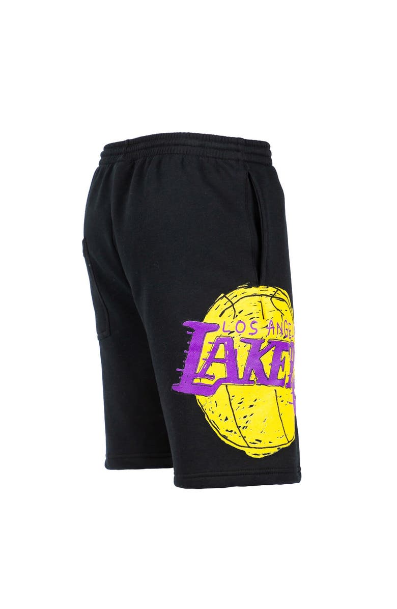 AFTER SCHOOL SPECIAL Men's After School Special Black Los Angeles Lakers Shorts, Alternate, color, 
