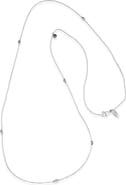SAMUEL B. Labradorite & Diamond Station Necklace