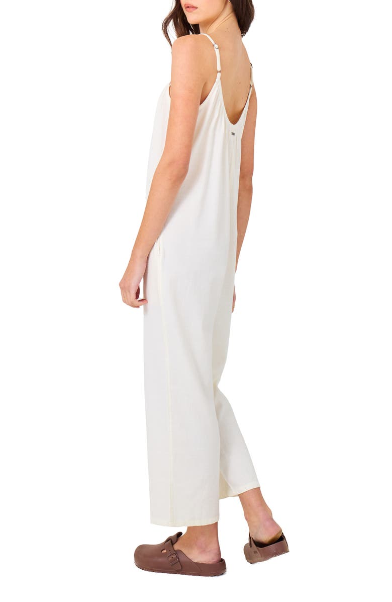Hurley New Heights Jumpsuit, Alternate, color, Off White