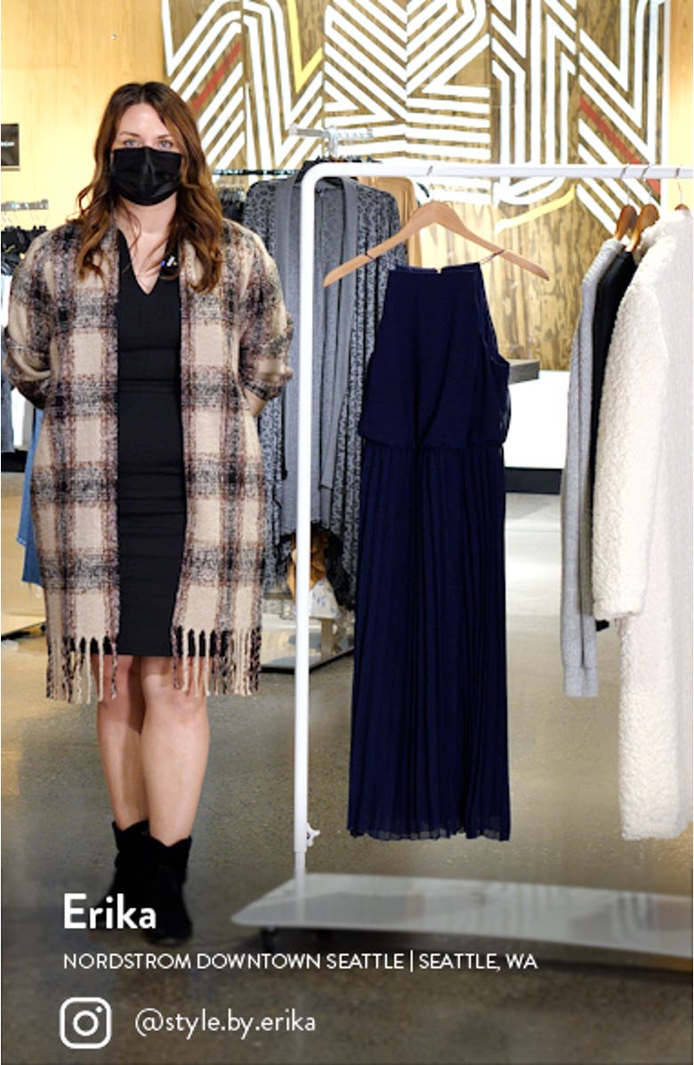 Sleeveless Pleated Midi Dress, sales video thumbnail