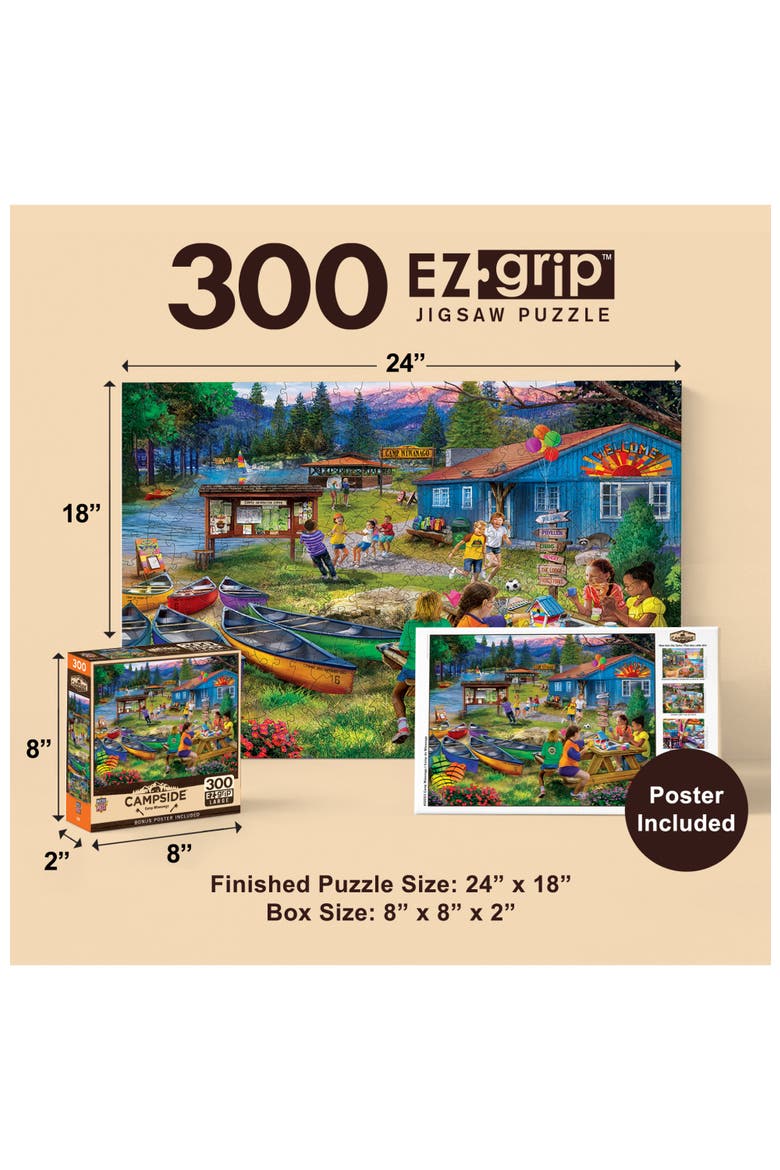 Camp Wiwanago 300 Piece Jigsaw Puzzle, Alternate, color, Multicolor