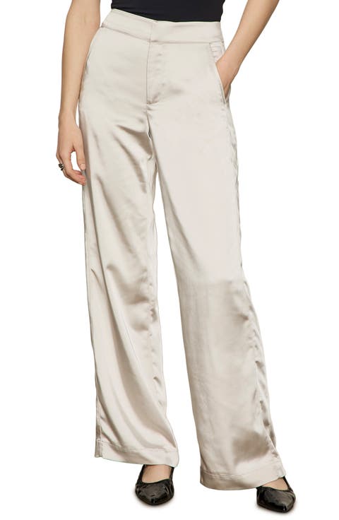 Modern Satin Mid Rise Pants